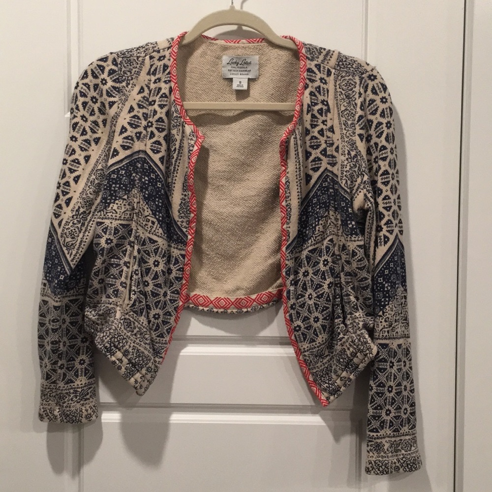 5/$25 Lucky Lotus Cardigan Jacket
